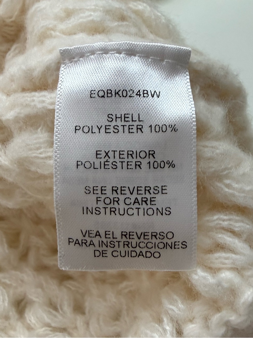 En Creme | Chunky Knit Tie Front Balloon Sleeve Cardigan | Cream | S/M - Picture 4 of 10